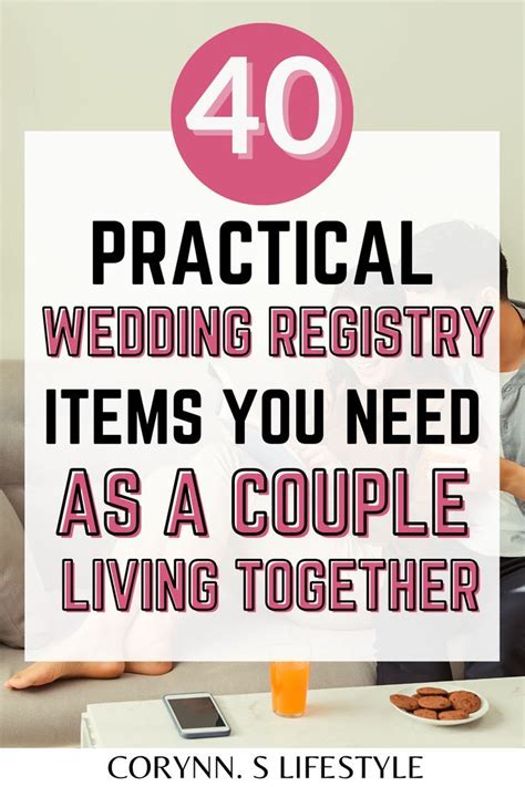 Practical Wedding Registry Checklist For Couples Who Live Together