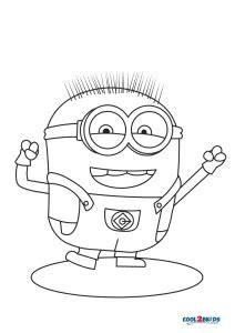 Minion Kleurplaten Gratis Printen Voor Kinderen