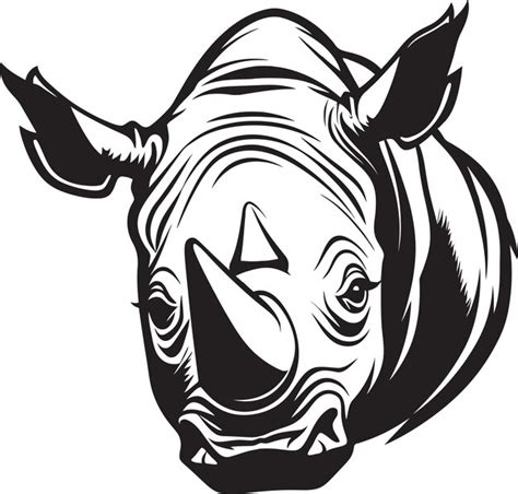 Rhino Vector Art Para Impresi N Y Dise O Web Rhino Vektor Art Dominar