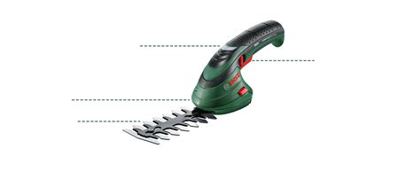 Bosch Home Garden 3 6 V Cordless Compact Hedge Shrub And Grass Shear