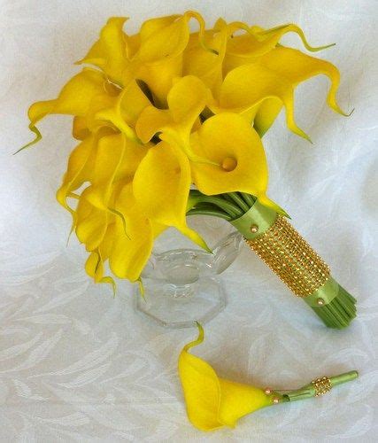 Yellow Calla Lily Bouquet