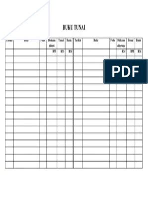 Buku Tunai Format Pdf / Penyata Penyesuaian Bank Worksheet - Evie Wisozk