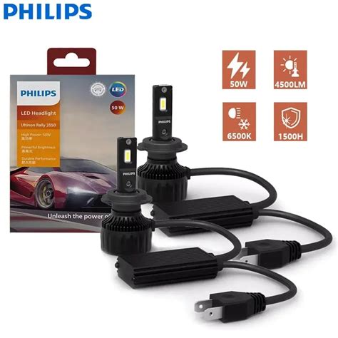 Philips Faros Delanteros De Coche Ultinon Rally 3550 LED De Alta