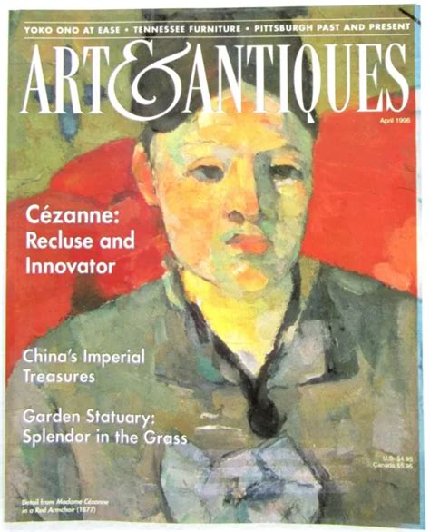 Art And Antiques Magazine April 1996 Cezanne Clausholm Castle