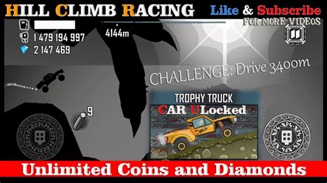 Hill Climb Racing Daily Challenge Ragnarok With TROPHY TRUCK Gameplay