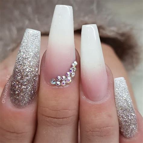 Elegant Ombre Ballerina Nails