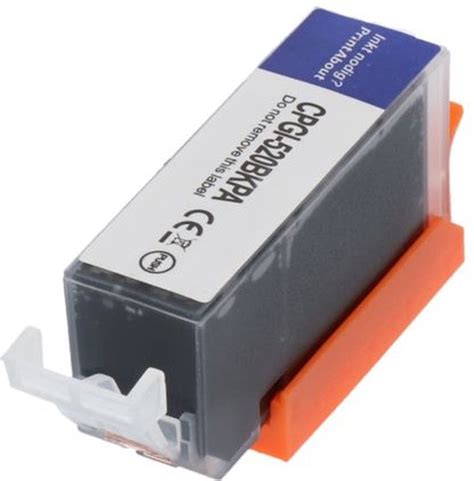 Printabout Huismerk Inktcartridge Pgi Bk Zwart Geschikt Voor Canon Bol