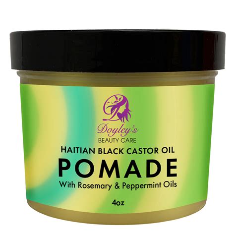 Haitian Black Castor Oil Pomade 4oz Doyleys Beauty Care