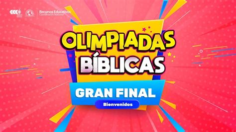 Olimpiadas B Blicas Fase Nacional Youtube