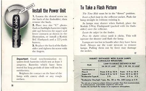 Brownie Hawkeye Flash Model Manual