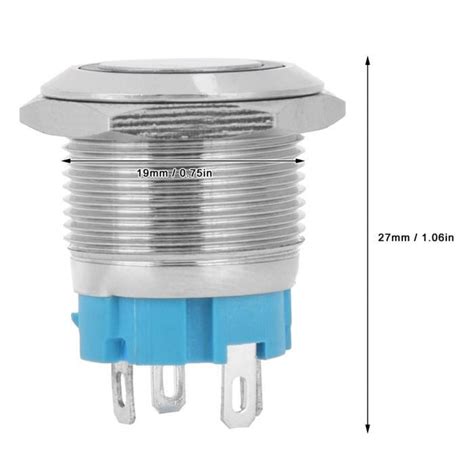 Hurrise Interrupteur Bouton De R Initialisation Automatique On Off