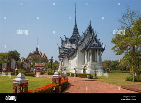 Thailand Bangkok City Ancient Siam Park Sanphet Prasat Palace