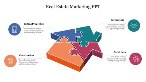 3D Shapes Real Estate Marketing PPT Template | Real estate marketing ...