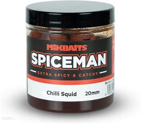 Mikbaits Przynęta Kulki Haczykowe W Dipie Spiceman Chili Squid 20 Mm