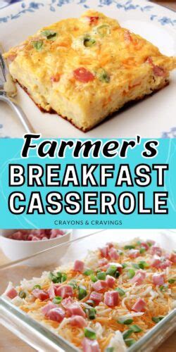 Farmer's Casserole [Easy Overnight Breakfast Casserole Recipe!]