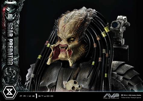 Alien Vs Predator Museum Masterline Scar Predator Deluxe Ver