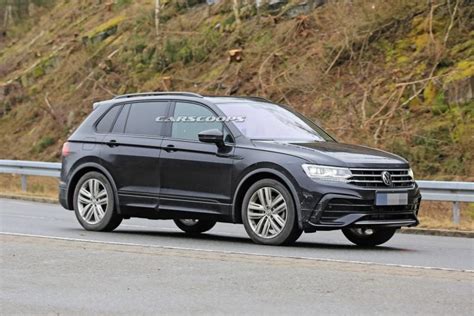 2021 VW Tiguan Drops Nearly All Camouflage And Shows Off Its Sportier