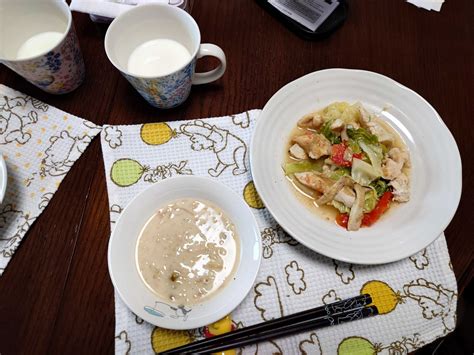 今朝の朝食は、鶏ささみのごま味噌蒸し Mlupinのブログ 楽天ブログ