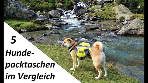 5 Hundepacktaschen Im Vergleich Wandern Mit Hund Hunderucksack