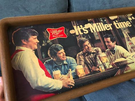 Vintage Miller High Life Beer Electric Lighted Light Sign 1980 It S Miller Time 1975203985