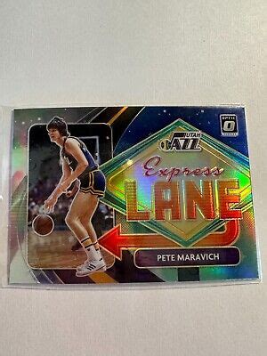 K Donruss Optic Express Lane Holo Pete Maravich Ebay