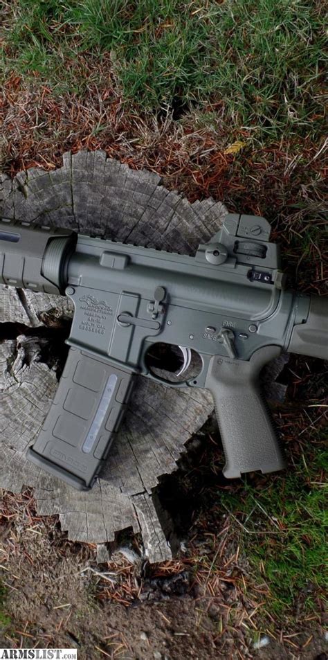 Armslist For Sale Custom Build Od Green Ar Hbar Rifle