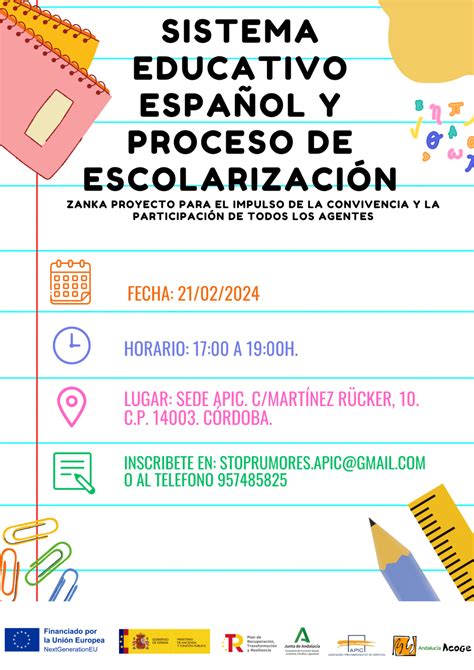 Taller de Información sobre el sistema educativo español y el proceso