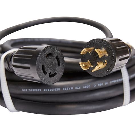 Generac 30-Amp 50-Foot Portable Backup Power Generator Cord 6329 at ...