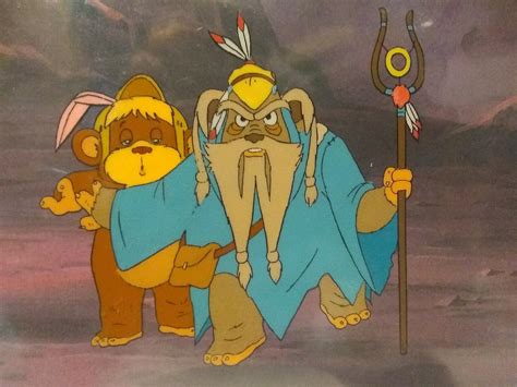 Original Star Wars Ewoks Cartoon Animation Cel (No Cerf.) | #2073476348