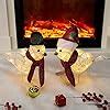 Amazon Glintoper Pack Christmas Table Decorations Lighted Dove