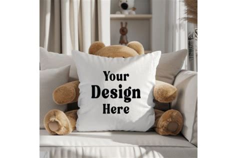 Beautiful Square Pillow Mockup Graphic By Bestmockupstore Creative