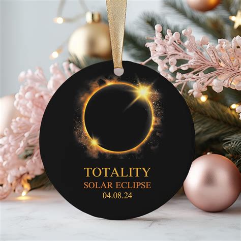 Amazon Solar Eclipse Ornament Christmas Ornament Total