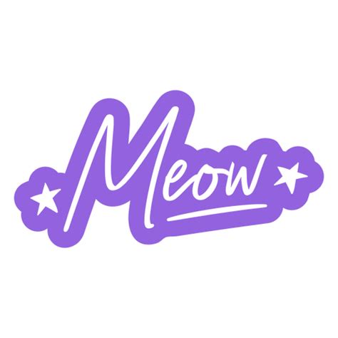 Meow Quote Sparkly Sign Png And Svg Design For T Shirts