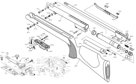 Product Schematics For Weihrauch Hw90 Breakbarrel Air Rifle Pyramyd Air