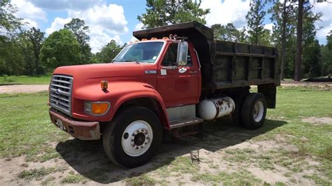 1996 Ford F700 Single Axle Lpg Dump Truck Vin 1421 Walkaround Youtube