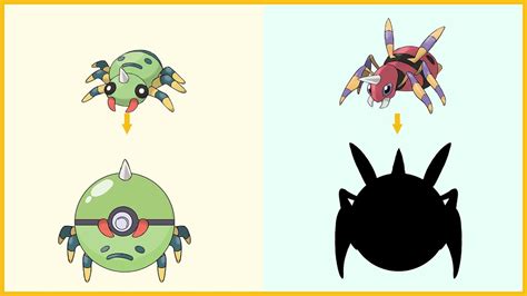 Pokemon With Their Pokeball Spinarak Ariados Youtube