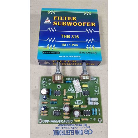 Jual Kit Filter Subwoofer Crossover Shopee Indonesia