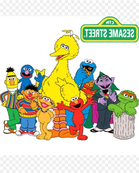 Sesame Street Characters Vector At Collection Of