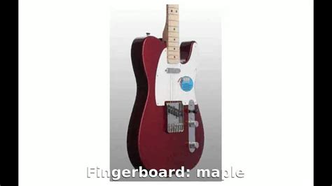 Fender James Burton Standard Telecaster Electric Guitar Candy Apple Red