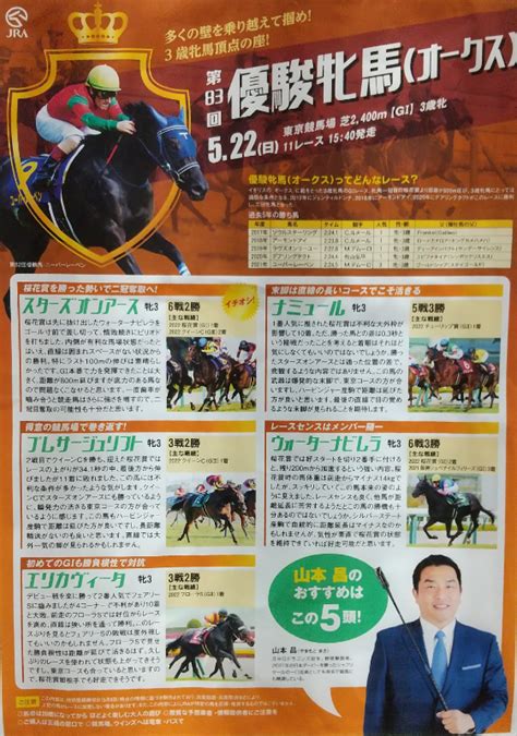 優駿牝馬（オークス）2022 ポスター＆レープロ Jra競馬サイン読み＜g1＞