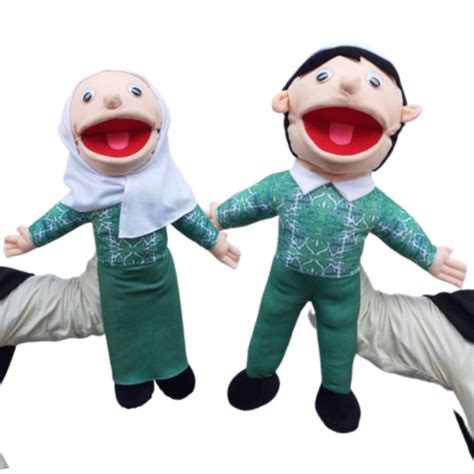 Jual Boneka Tangan Mulut Gerak Cm Muppet Siswa Siswi Al Azhar Mainan