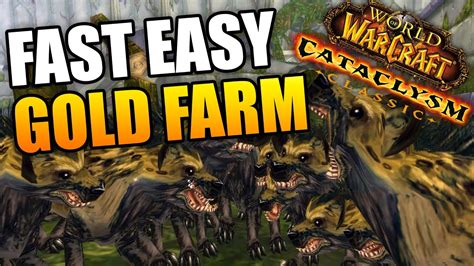 Easy Gold Farm In Cataclysm Classic Wow Youtube