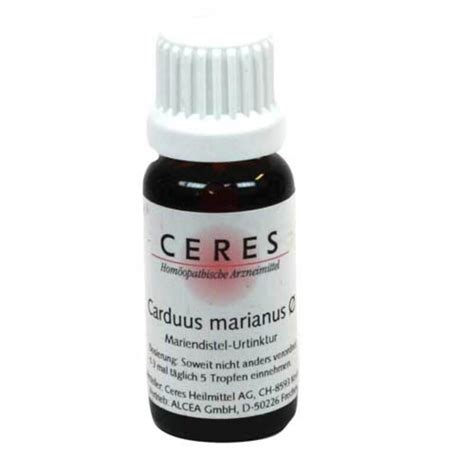 CERES Carduus Marianus Urtinktur 20 Ml Meine OnlineApo