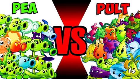 Team Peashooter Vs Pult Shooter Plants Vs Zombies 2 V9 6 1 Team Plant Battlez Youtube