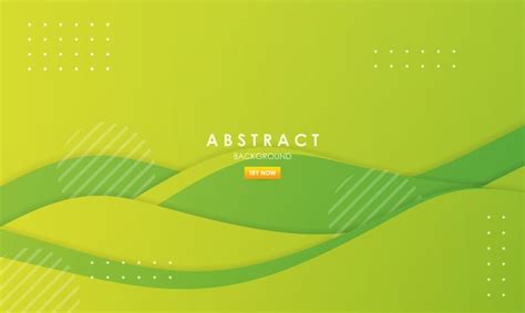 Premium Vector Abstract Background Gradients Green And Yellow Color