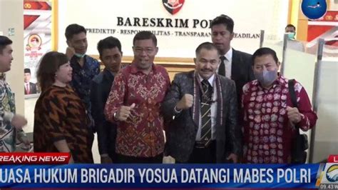 Tim Kuasa Hukum Brigadir J Tiba Di Bareskrim Bawa Bukti Dugaan