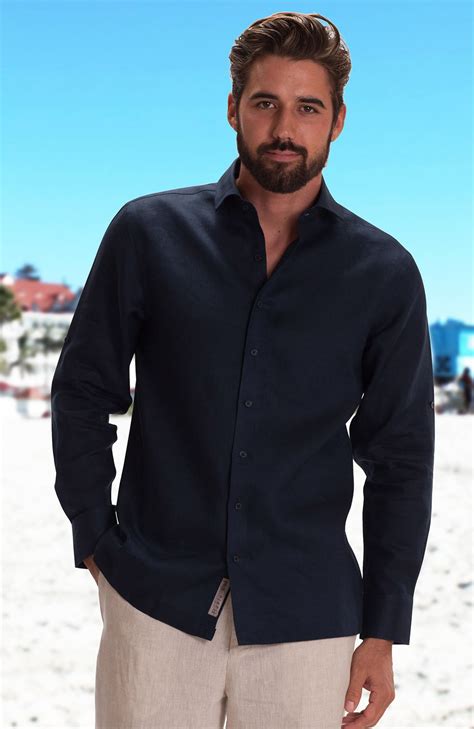 Bradford Custom Linen Shirts For Men Beach Wedding