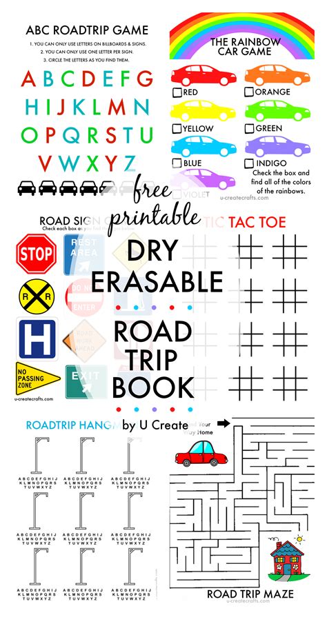 Printable Road Trip Activities