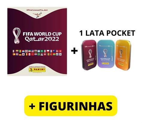 Album Da Copa Qatar Figurinhas Lata Original Mebuscar Brasil