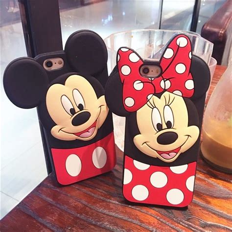 Big Minnie Mouse Phone Cases For Iphone X S Plus Mickey Mouse